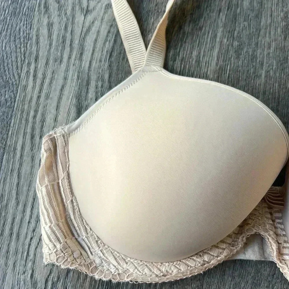 Wacoal Bra White Cream La Femme Contour Bra Size 34D Smooth Contour - Picture 3 of 9